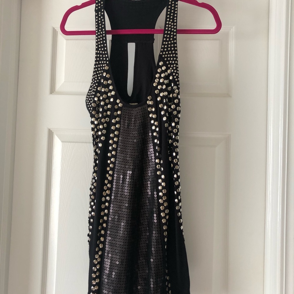 Arden B. Black Embellished Dress